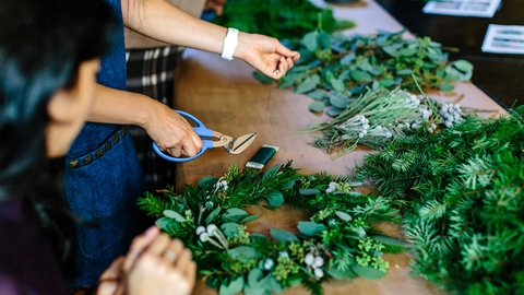 Wreath making