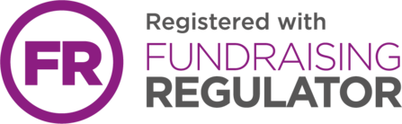 Fundraising Regulator Logo in purple and grey